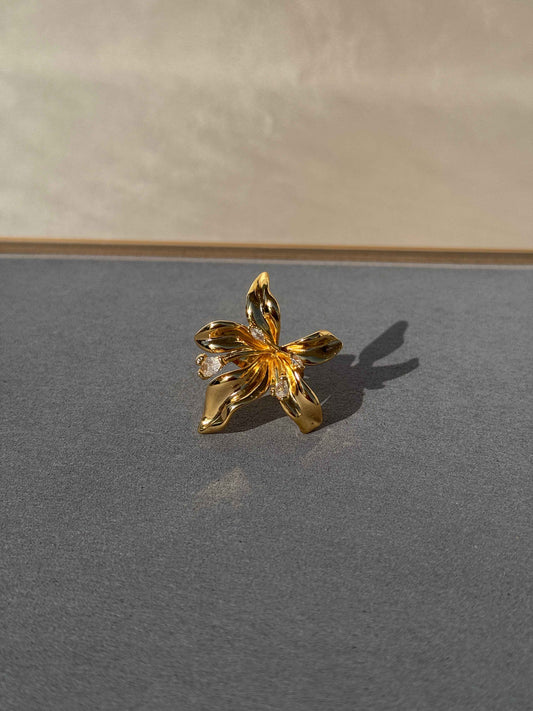 BOLD 18K GOLD PLATED ADJUSTABLE RING