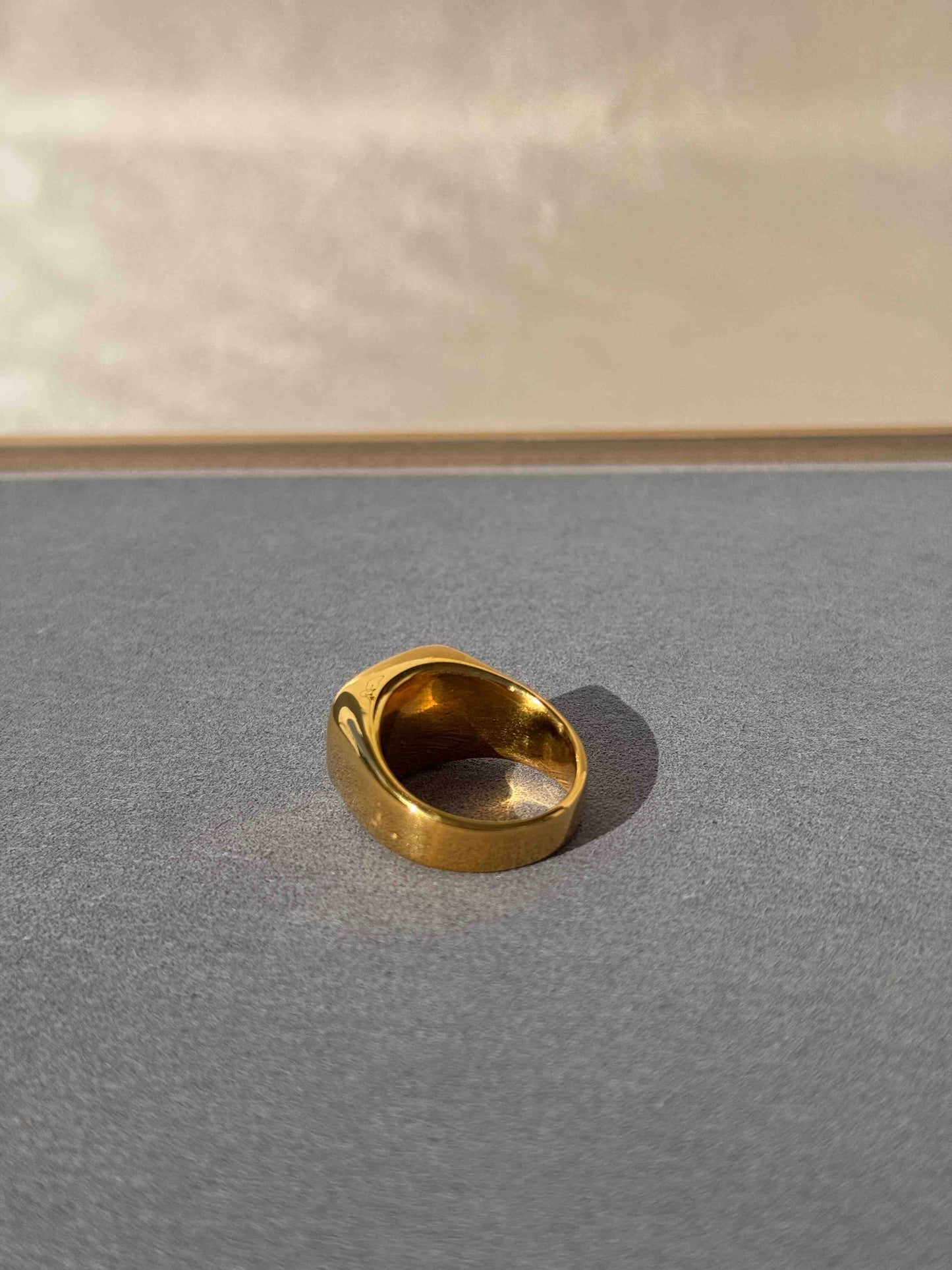 BOLD 18K GOLD PLATED RING