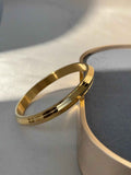 MENS 22K GOLD PLATED ANTI TARNISH KADA - 8 MM