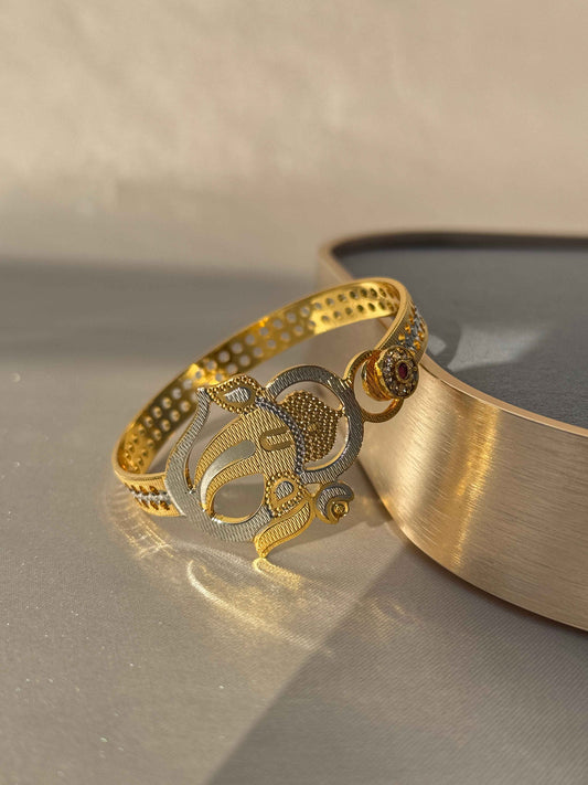 TRADITIONAL GOLD PLATED ANTIQUE BRACELET