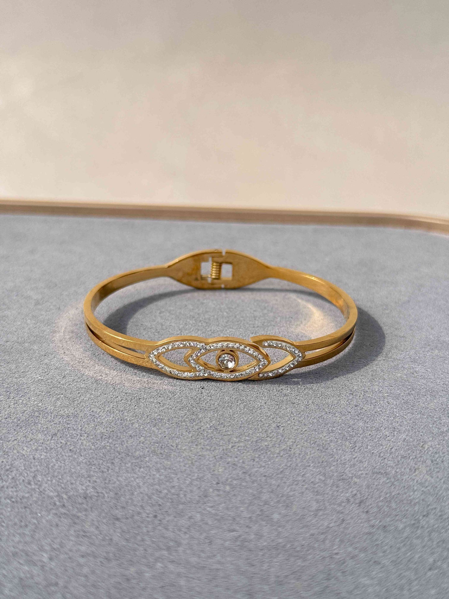 EVIL EYE 18K GOLD PLATED BRACELET