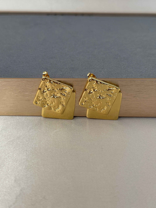 18K GOLD PLATED ANTI TARNISH EARRINGS