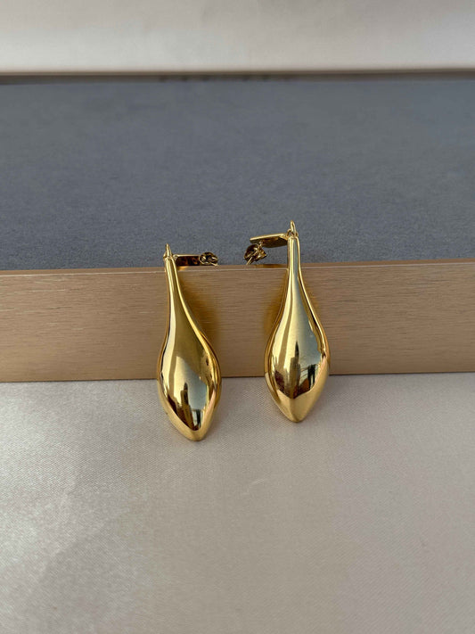 18K GOLD PLATED ANTI TARNISH DROP EARRINGS