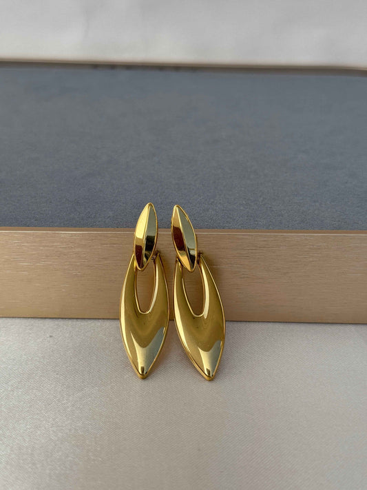 18K GOLD PLATED ANTI TARNISH DROP EARRINGS