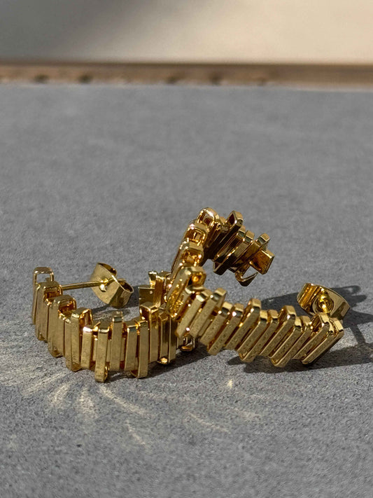 18K GOLD PLATED ANTI TARNISH EARRINGS