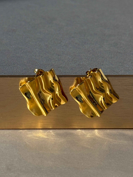18K GOLD PLATED ANTI TARNISH EARRINGS