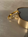 HEART 18K GOLD PLATED ANTI TARNISH BRACELET