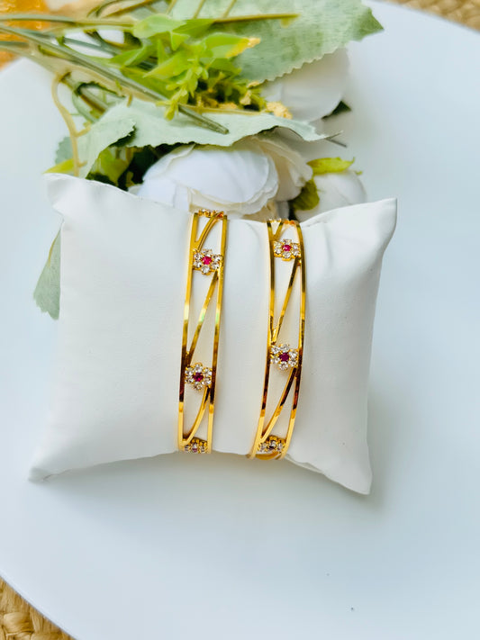 MICRO GOLD PLATED ANTI TARNISH BANGLES