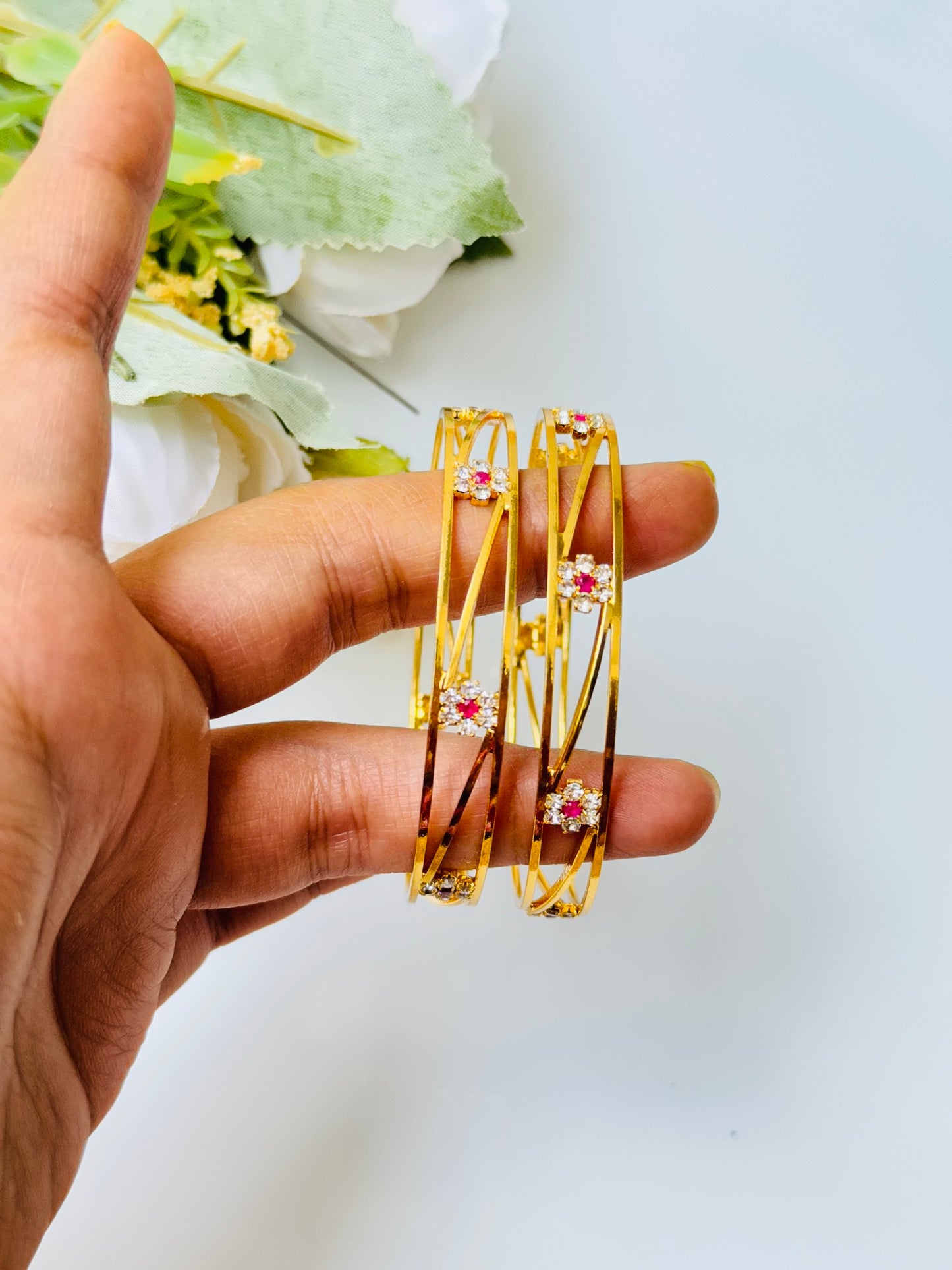 MICRO GOLD PLATED ANTI TARNISH BANGLES