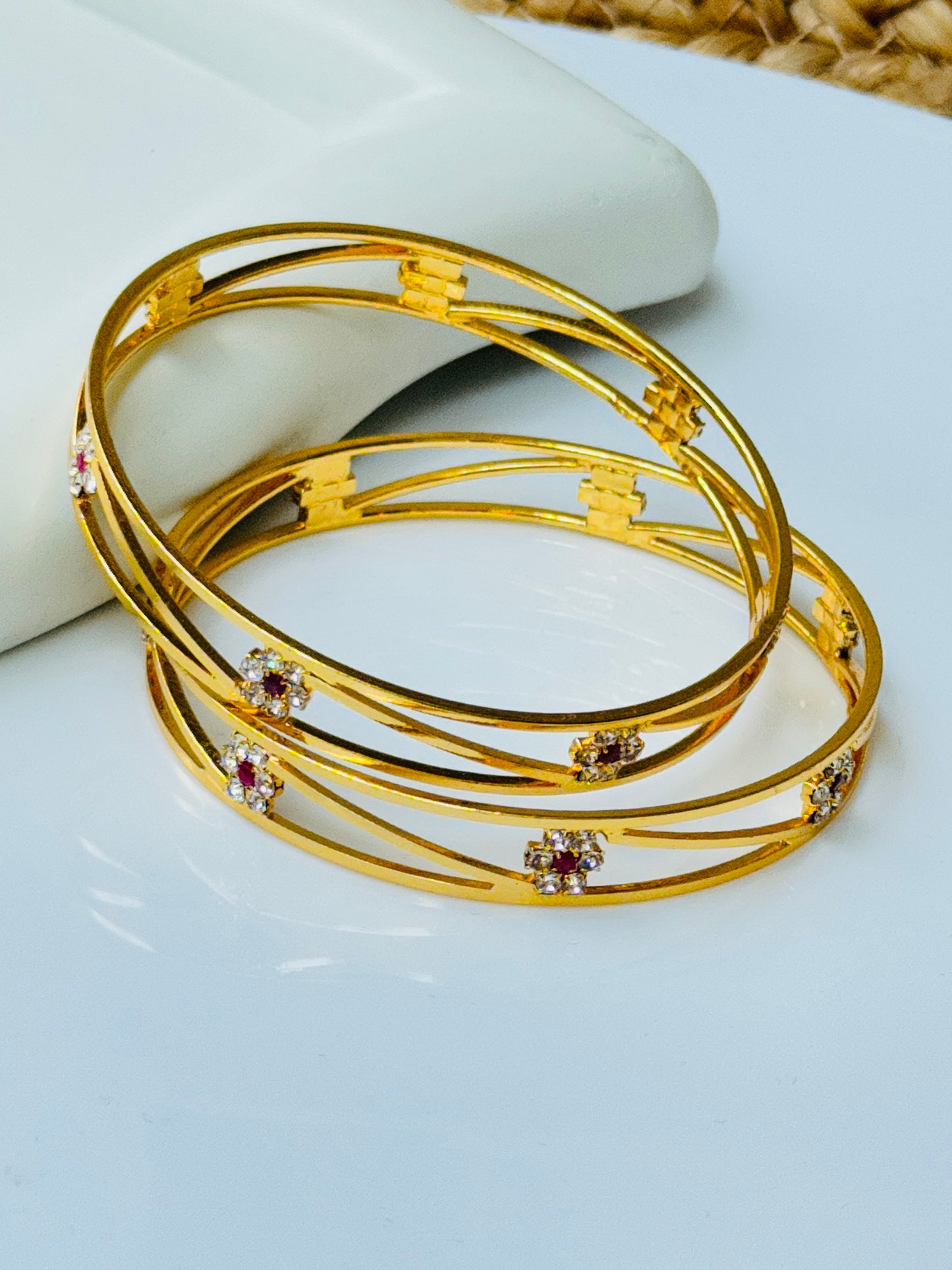 MICRO GOLD PLATED ANTI TARNISH BANGLES