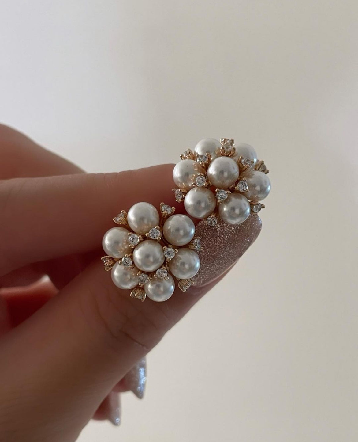18K NATURAL PEARL EARRINGS