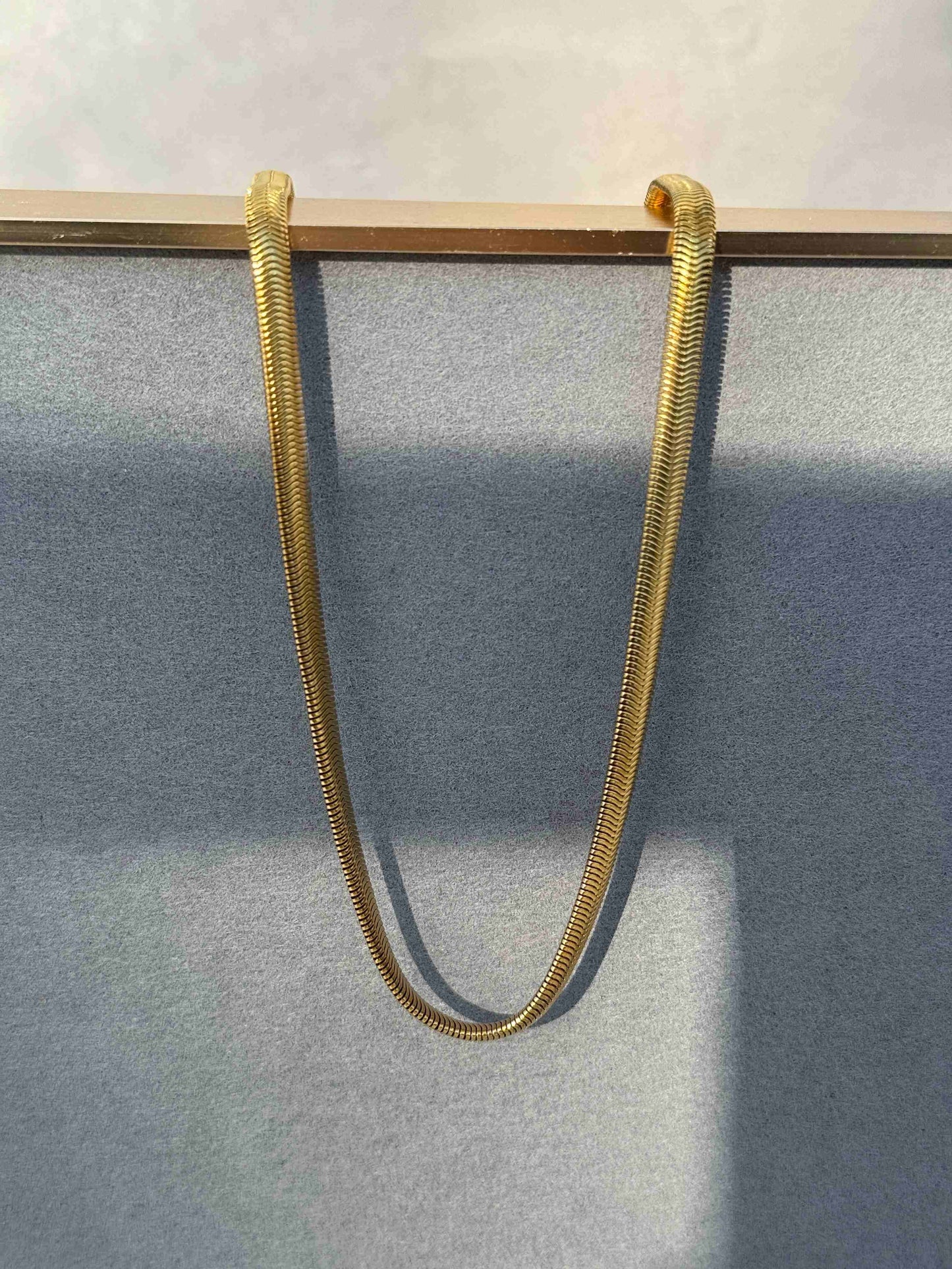 MEN’S 18k GOLD PLATED CHAIN -6.5 MM