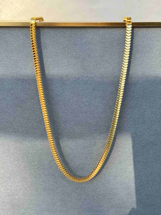 MEN’S 18k GOLD PLATED CHAIN - 5MM