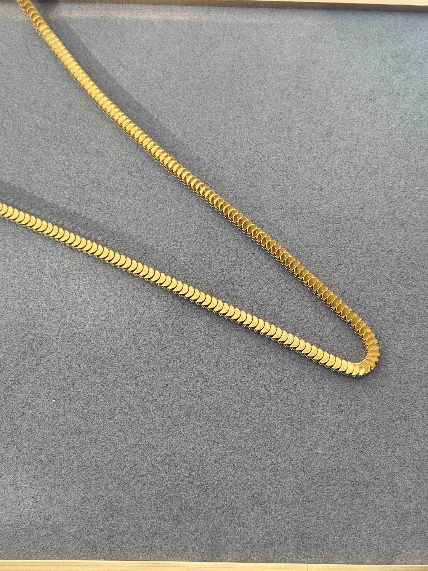 MEN’S 18k GOLD PLATED CHAIN - 5MM