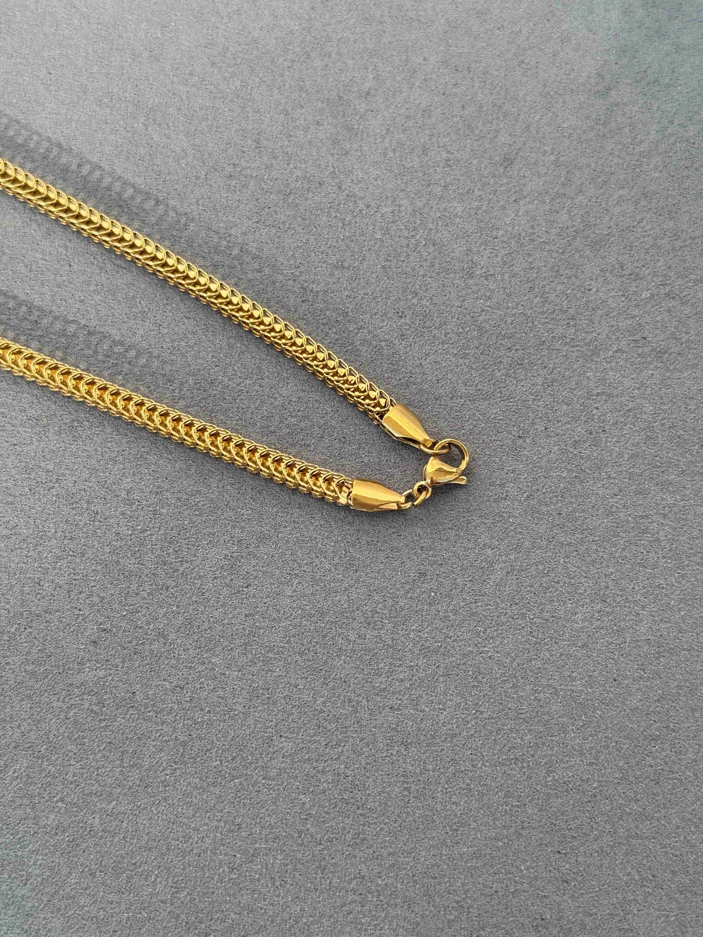 MEN’S 18k GOLD PLATED CHAIN - 5MM