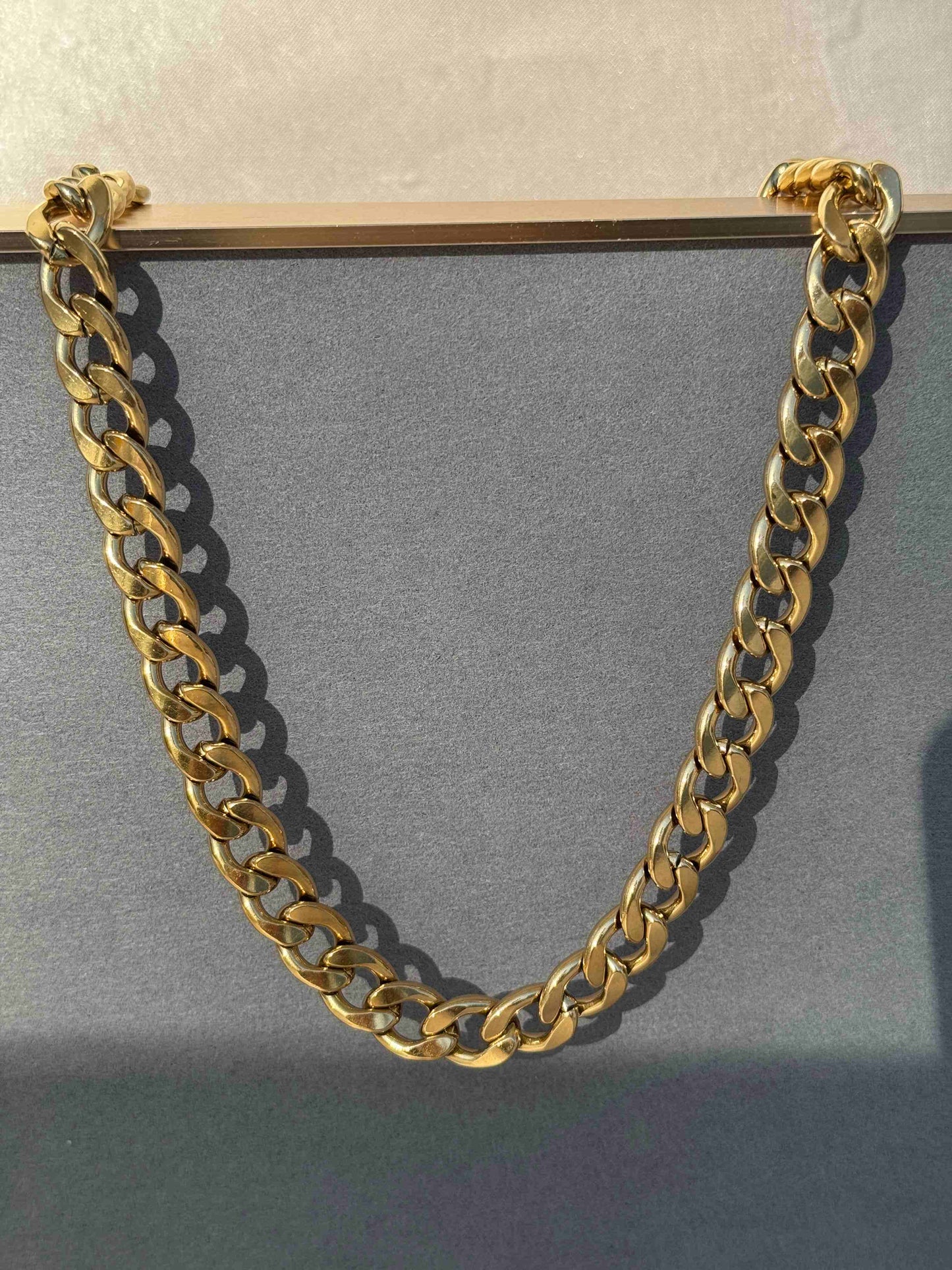 CUBANS MICRO GOLD PLATED CHAINS - 12.5 MM