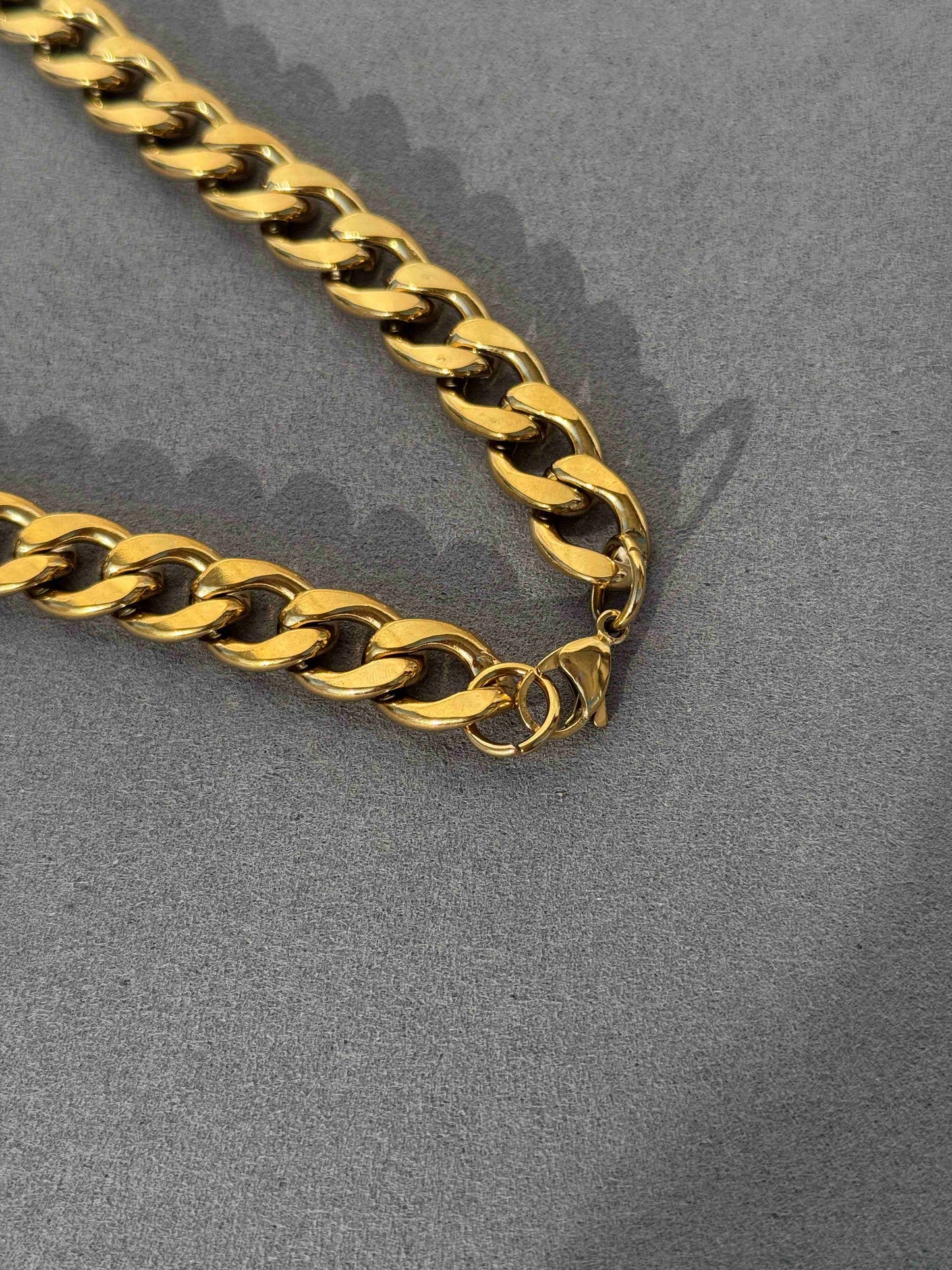 CUBANS MICRO GOLD PLATED CHAINS - 12.5 MM