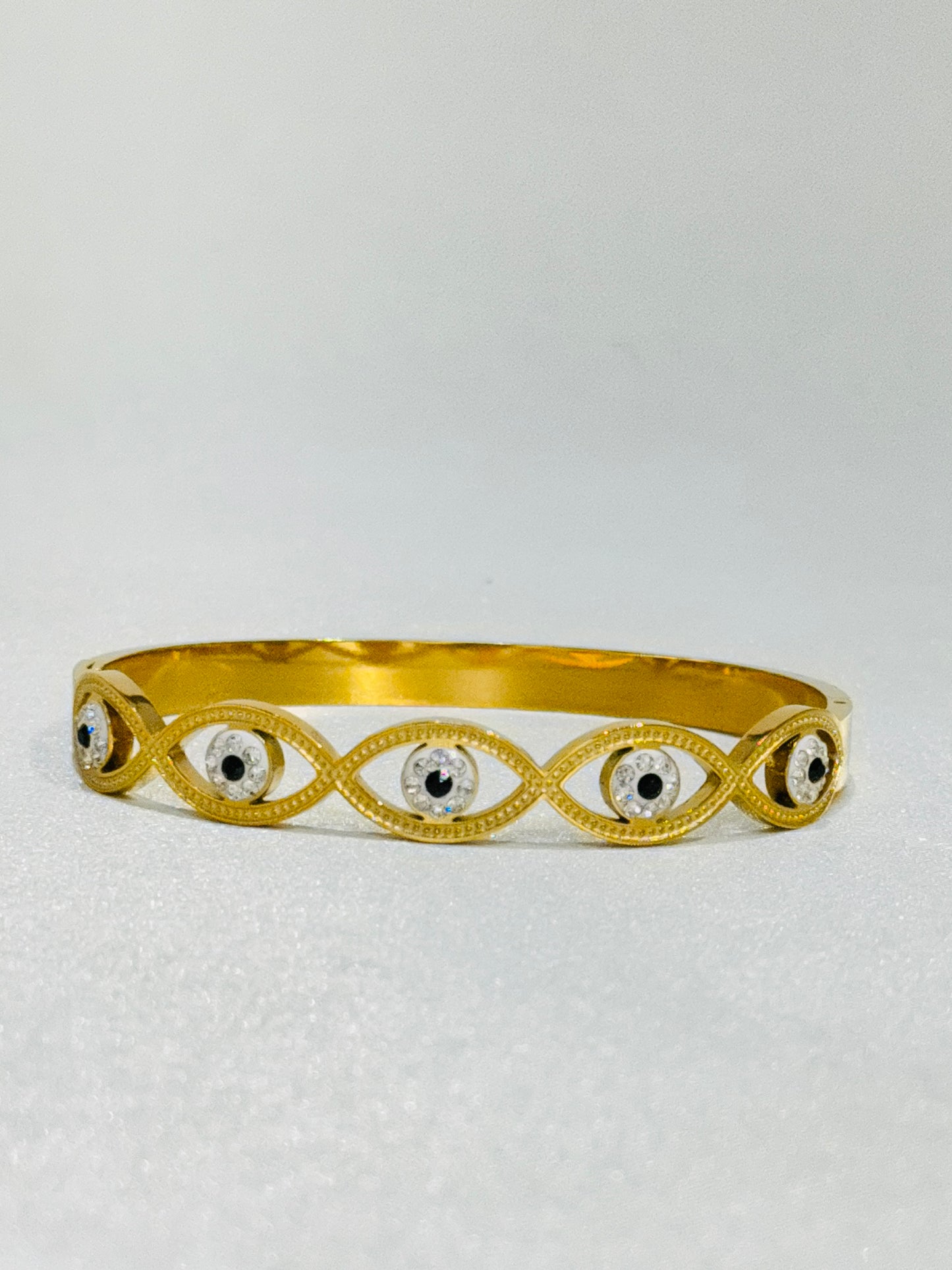 EVIL EYE 18K GOLD PLATED ANTI TARNISH BRACELET