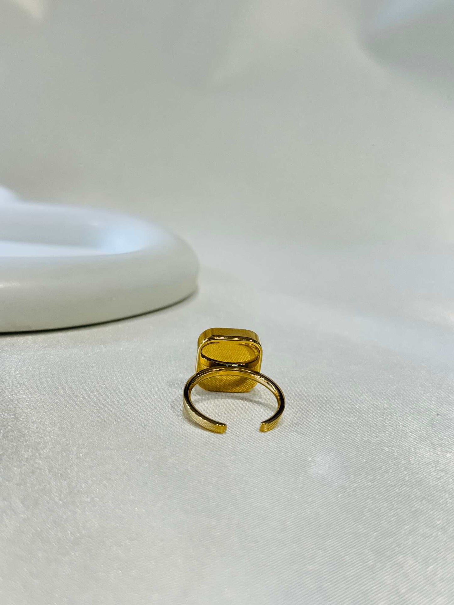 18K GOLD PLATED ANTI TARNISH ADJUSTABLE RING