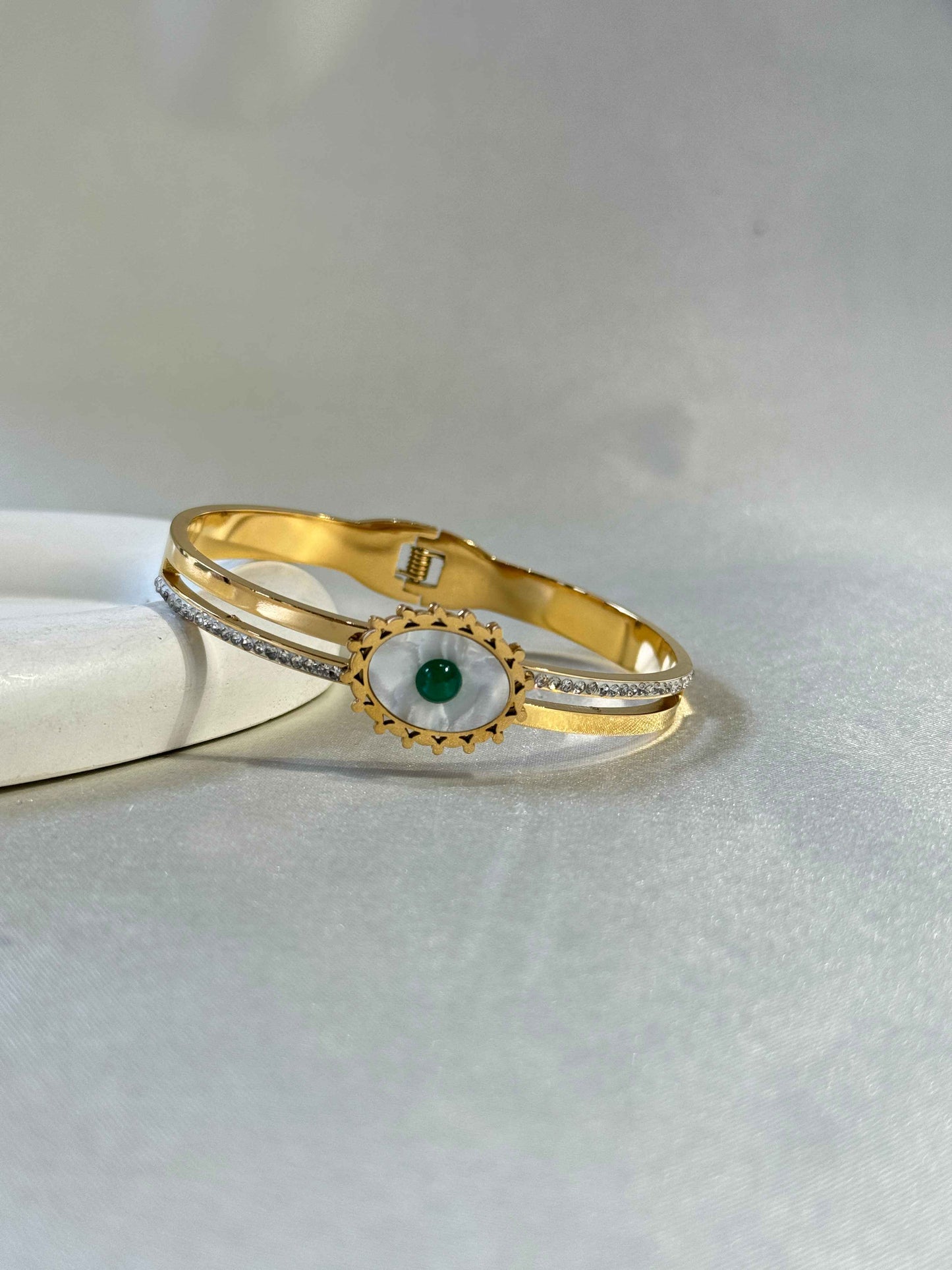 EVIL EYE 18K GOLD PLATED ANTI TARNISH BRACELET