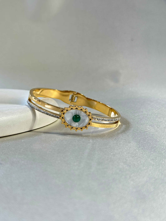 EVIL EYE 18K GOLD PLATED ANTI TARNISH BRACELET