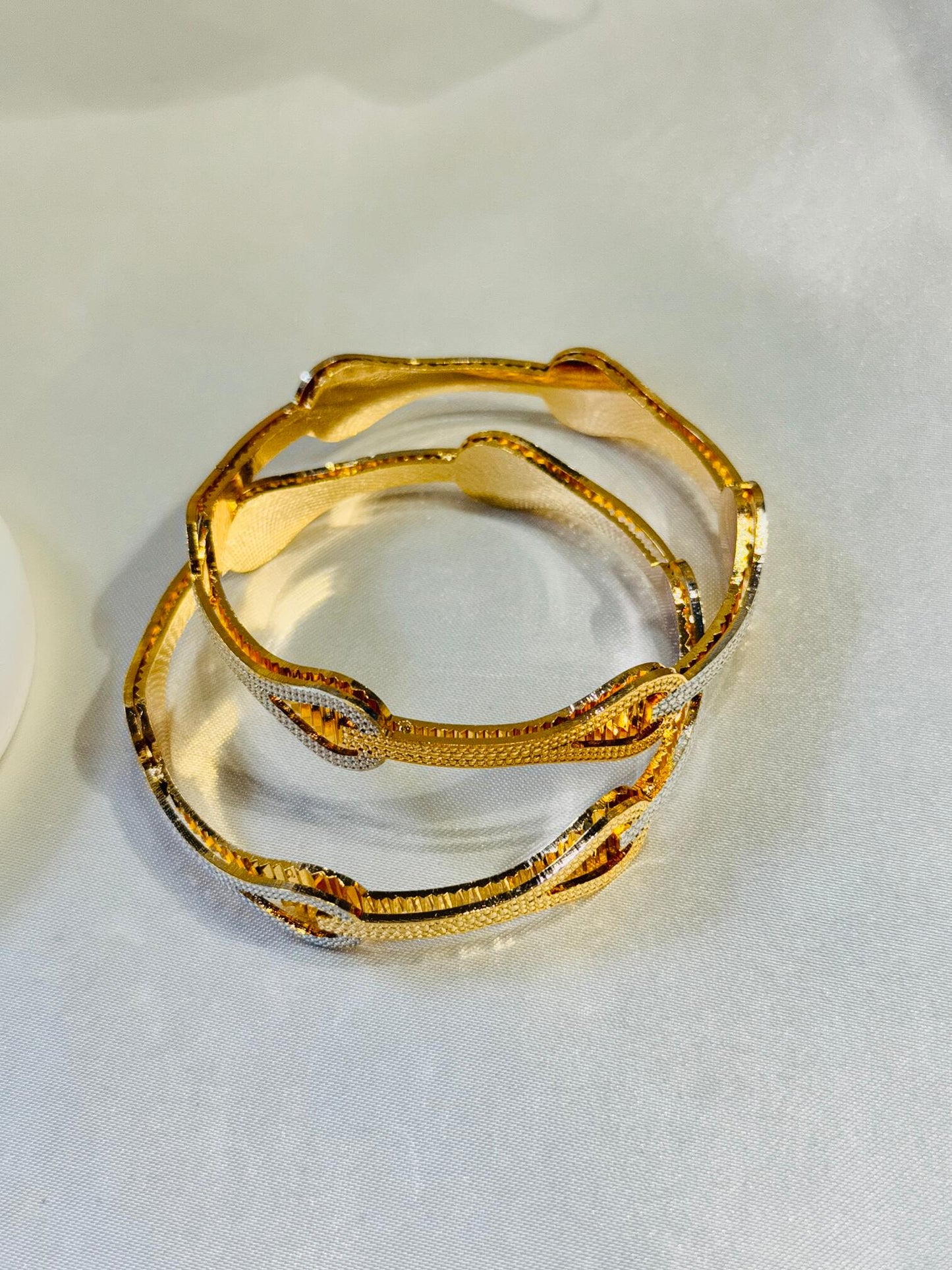 ANTIQUE MICRO GOLD PLATED BANGLES