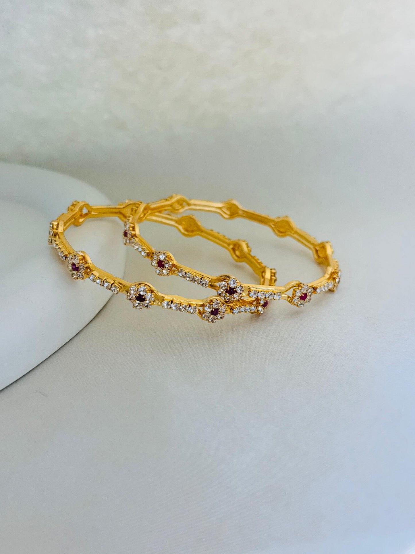 ANTIQUE MICRO GOLD PLATED BANGLES