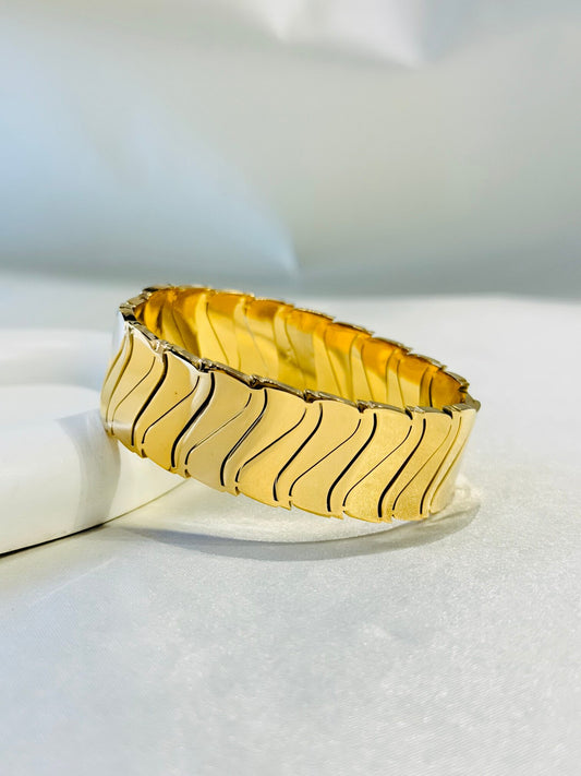 BOLD 18k GOLD PLATED ANTI TARNISH BRACELET