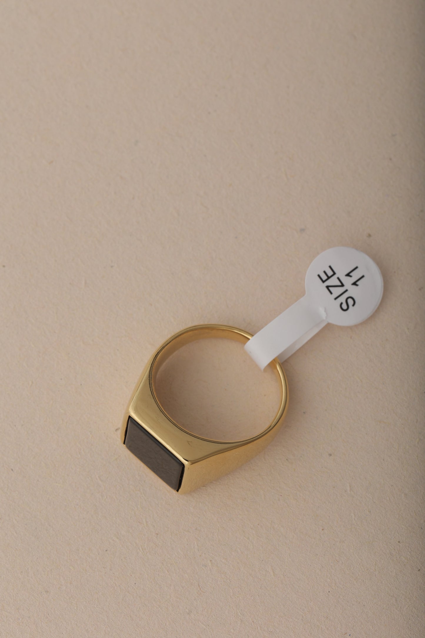 MEN’S GOLD PLATED RING