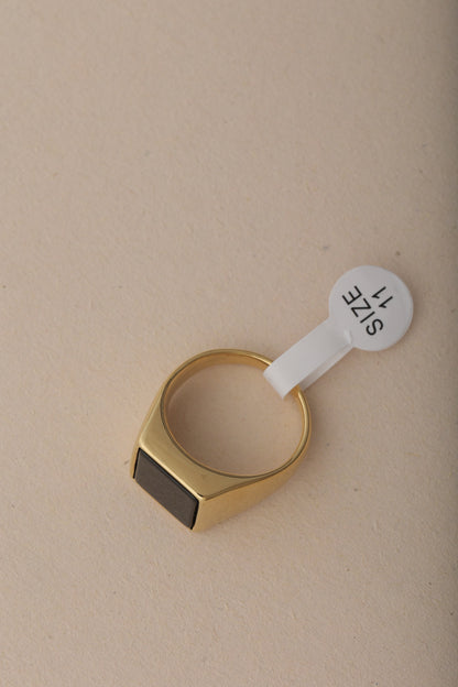 MEN’S GOLD PLATED RING