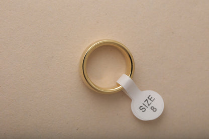 BOLD 18k GOLD PLATED MENS RING