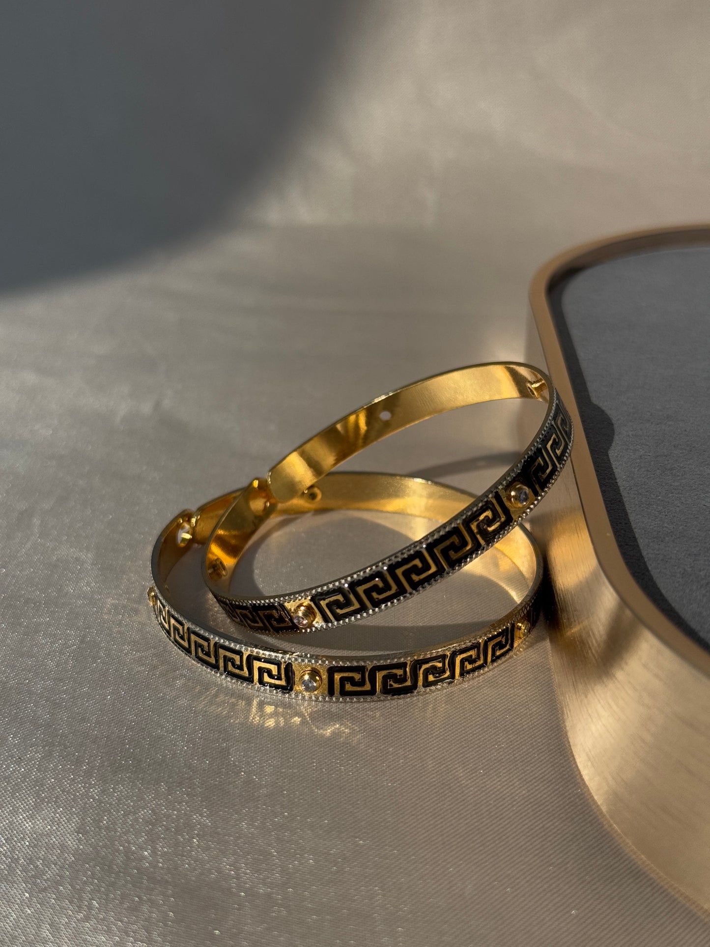 ANTIQUE MICRO GOLD PLATED BANGLES