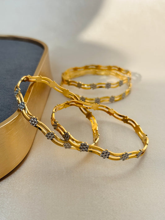 MICRO GOLD PLATED ANTI TARNISH BANGLES