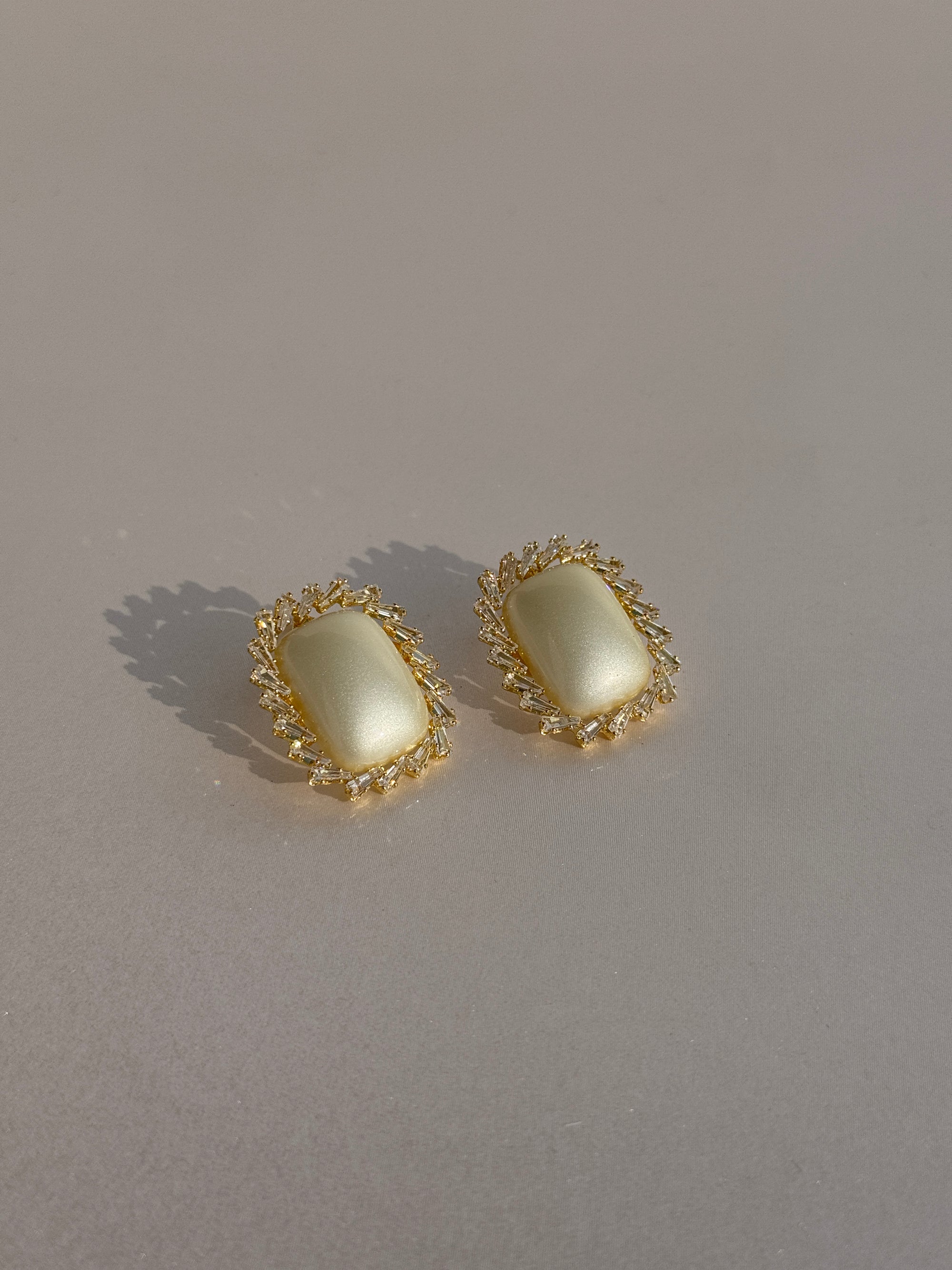 CZ GOLD PLATED STUDS