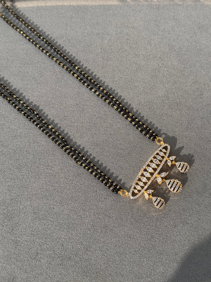 CZ MICRO GOLD PLATED MANGAL SUTRA