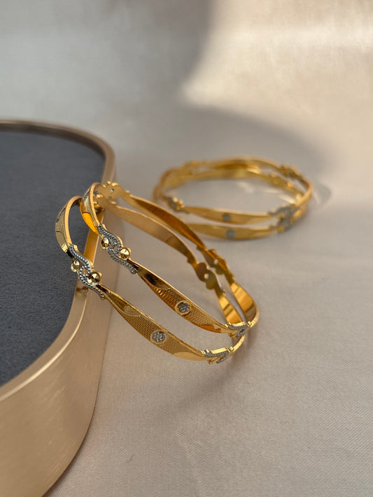 MICRO GOLD PLATED ANTI TARNISH BANGLES