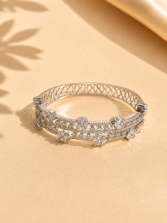 CZ STERLING SILVER BRACELET