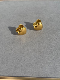 HEART 18k GOLD PLATED EARRINGS
