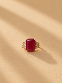 Raktima Raj Regal Crimson Statement Ring