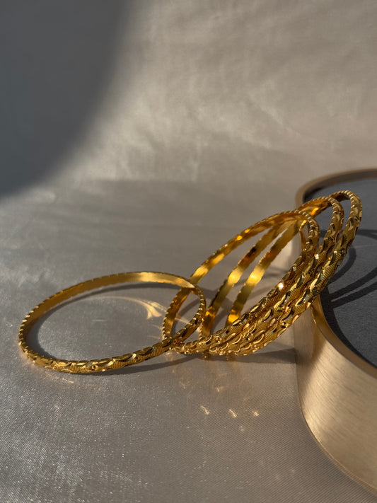 MICRO GOLD PLATED ANTI TARNISH BANGLE