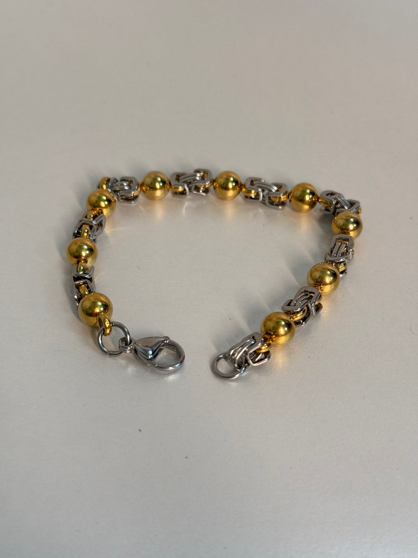 DUAL TONE ROYAL LINK BRACELET