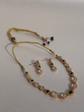 EMERALD TRADITIONAL GOLD PLATED CHOKER