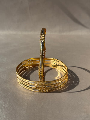 MICRO GOLD PLATED ANTI TARNISH BANGLES