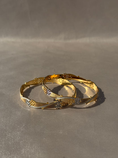 MICRO GOLD PLATED ANTI TARNISH BANGLES