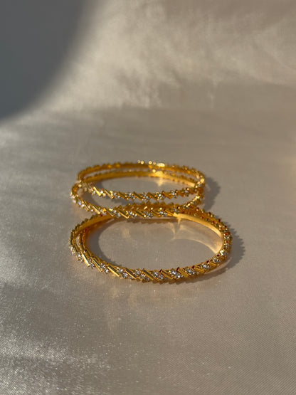 MICRO GOLD PLATED ANTI TARNISH BANGLES