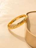 MENS GOLD PLATED ANTI TARNISH KADA