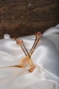 MICRO GOLD PLATED ZIRCON BANGLES
