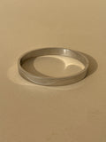 Silver-Tone Minimal Bracelet