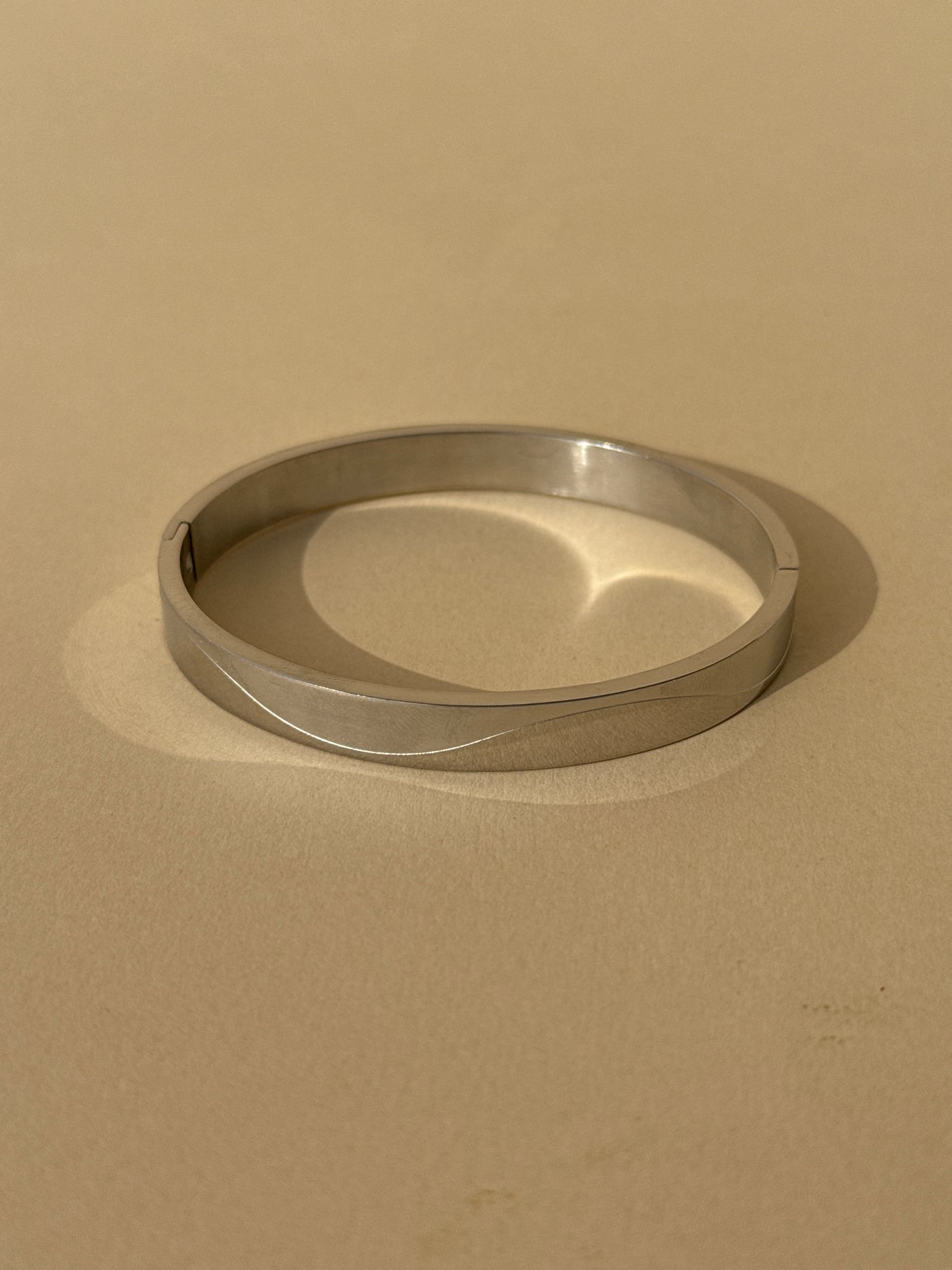 Silver-Tone Minimal Bracelet