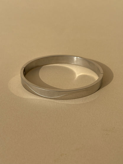 Silver-Tone Minimal Bracelet